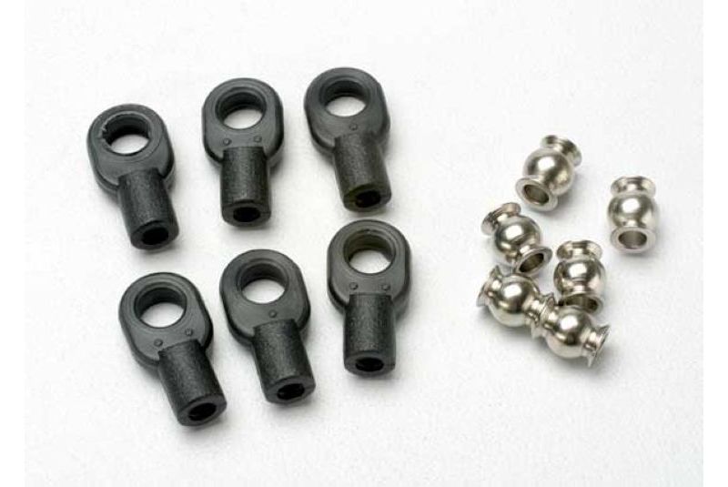 Rod ends, small, with hollow balls (6) (for Revo steering linkage)