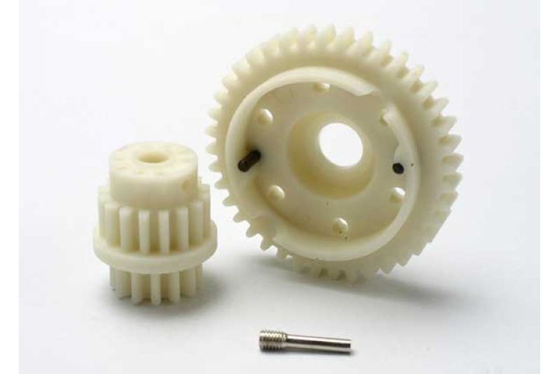 Gear set, 2-speed close ratio (2nd speed gear 40T, 13T-16T input gears, hardware)