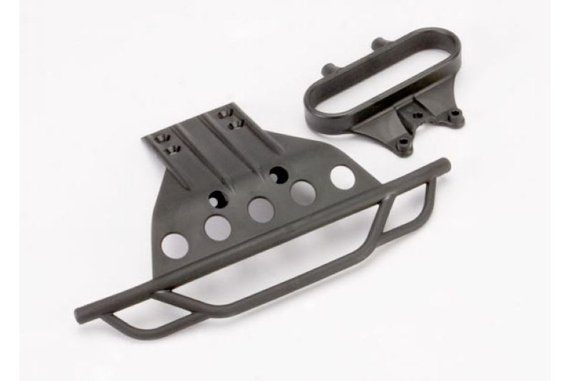 Bumper, front/ bumper mount, front (black)