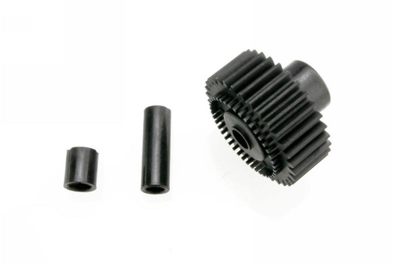 Output gear, 33-tooth (1)/ spacers (2)