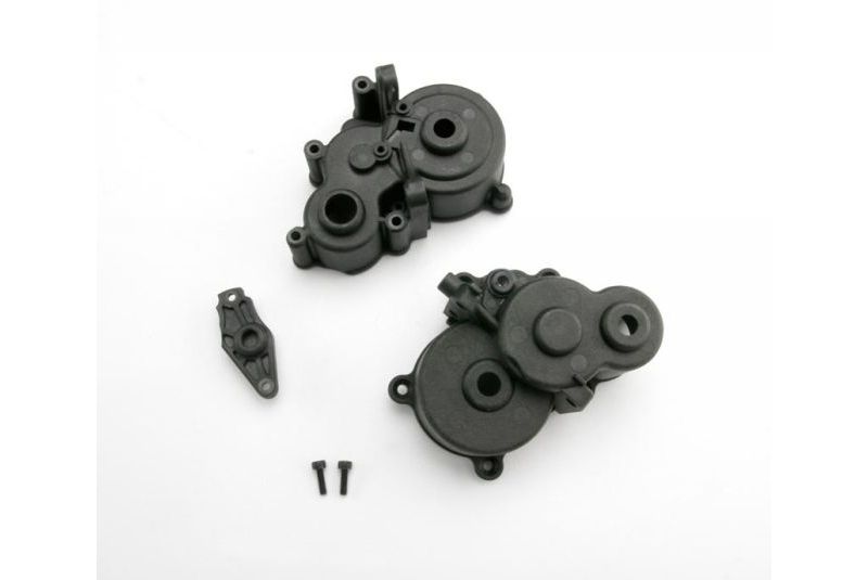 Gearbox halves (front &amp; rear)/ shift detent ball/ spring/ 4mm GS/ shift shaft seal, glued/ 2.5x8