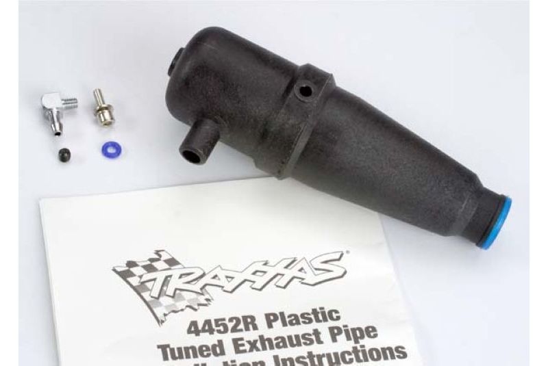 Tuned pipe, assembled (N. Rustler, N. 4-Tec, N. Sport style) (TRX 2.5, 2.5R) (replaces 4452)