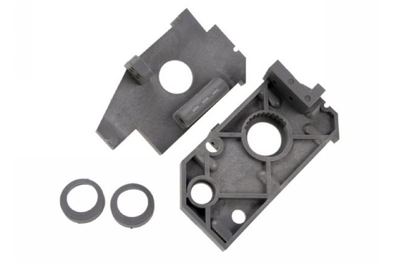 Side plates, rear (l&amp;r) (grey) / belt tension cams (2) (grey)