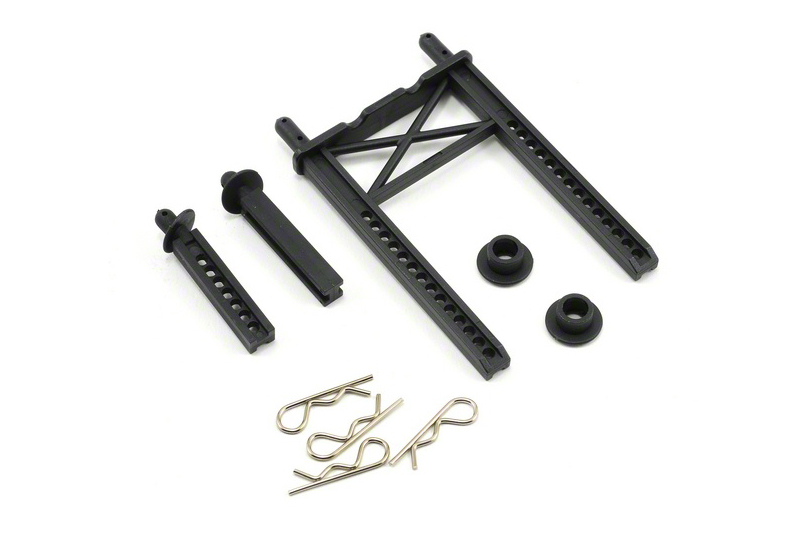 Body mount, rear/ body mount posts, front (2)/body washer, rear (2) (for Fiesta/Rally body)