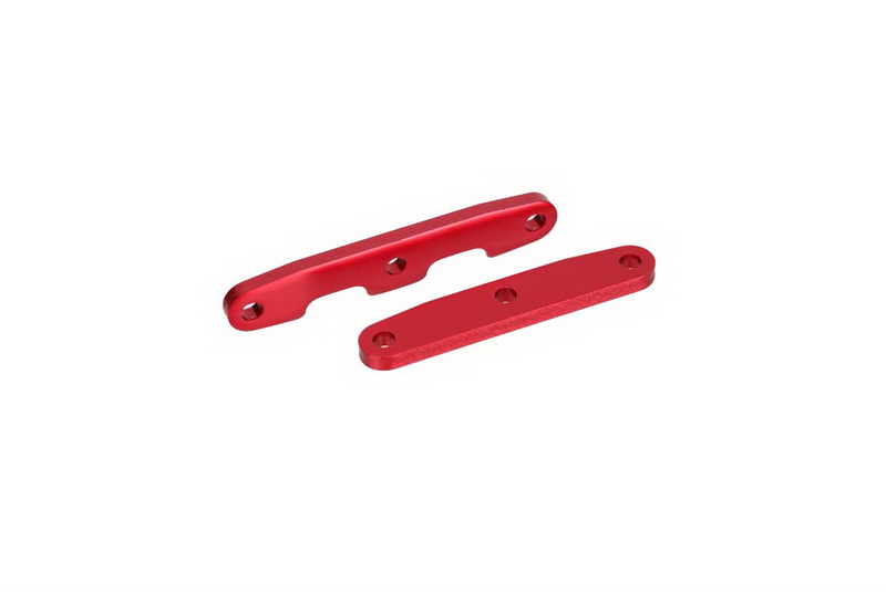 Bulkhead tie bars, front &amp; rear, aluminum (red-anodized)