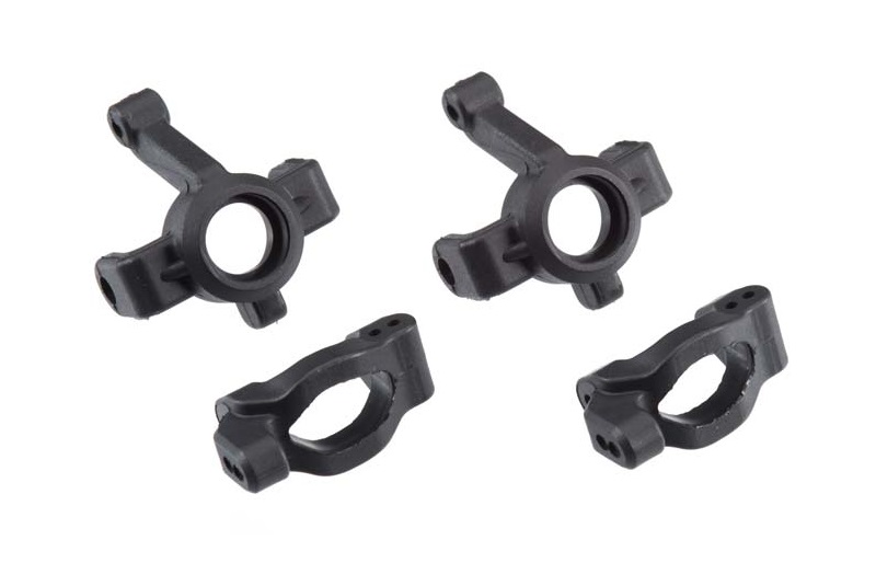 Caster blocks (c-hubs) (2)/ steering block (2)