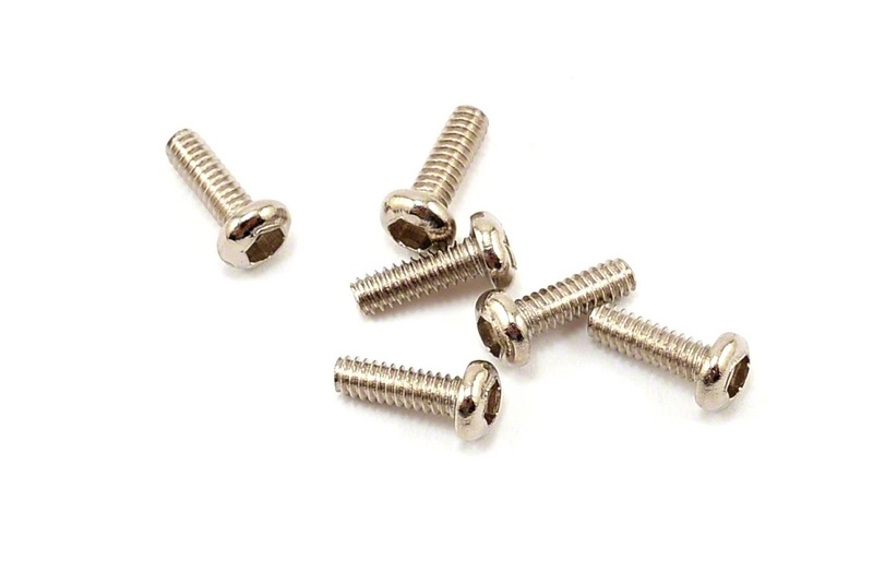 Screws, 1.6x5mm button-head machine (hex drive) (6)