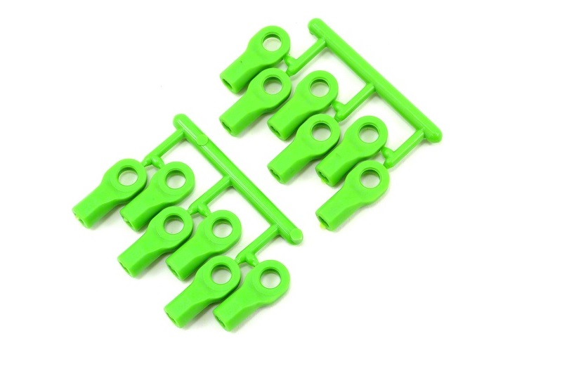 Traxxas Short Rod Ends - Green