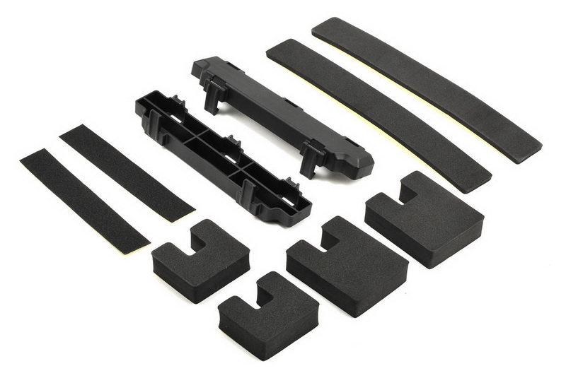 Spacer, battery compartment (2)/ foam blocks (4)/ foam pad (2)