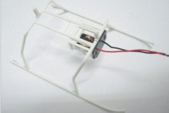 Landing Skids and Battery Frame (WHITE)