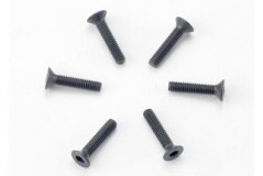 Screws, 2.5x12mm countersunk machine (hex drive) (6)