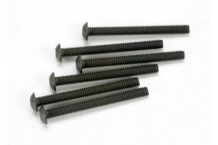 Screws, 3x30mm button-head machine (hex drive) (6)