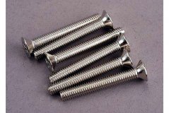 Screws, 4x30mm countersunk machine (6)