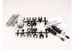 Ultra Shocks (black) (long) (complete w/ spring pre-load spacers &amp; springs) (front) (2)