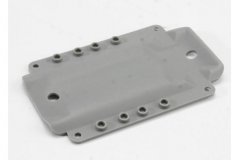 Skidplate, transmission, nylon (grey) (for long wheelbase chassis)