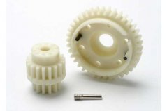 Gear set, 2-speed wide ratio (2nd speed gear 38T, 13T-18T input gears, hardware)