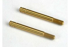 Shock shafts, hardened steel, titanium nitride coated (29mm) (front) (2)