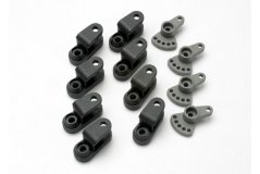 Servo horns, steering and throttle (for non-Traxxas servos (Hitec, JR, KO, Airtronics))