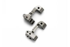 Caster blocks, 30-degree, titanium-anodized 6061-T6 aluminum (left &amp; right)