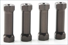 SP Aluminum Radio Post (Gunmetal/4pcs/MP