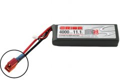 Li-Po 11,1В(3S) 4000mah 50C SoftCase Deans plug with LED charge status