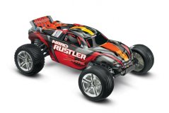 TRAXXAS Nitro Rustler 2WD 1/10 RTR + NEW Fast Charger