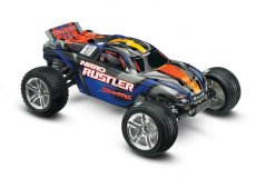 TRAXXAS Nitro Rustler 2WD 1/10 RTR + NEW Fast Charger