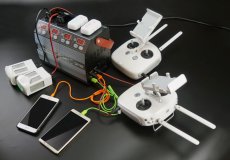 4P3 charger w/ P4 charging cable (DJI Phantom3, DJI Phantom 4)